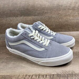 VANS Old Skool Cozy Hug Drizzle Gray Marshmallow SShoes Men's 8 Womens 9.5 NEW